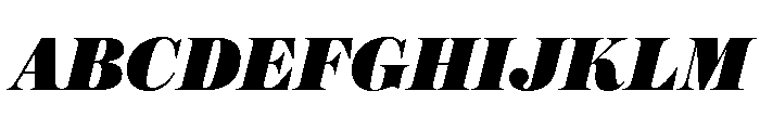 Austin News Headline Ultra Italic Font UPPERCASE