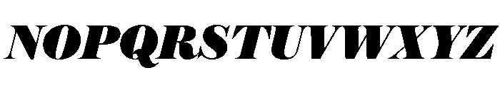 Austin News Headline Ultra Italic Font UPPERCASE