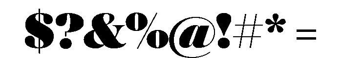Austin News Headline Ultra Font OTHER CHARS