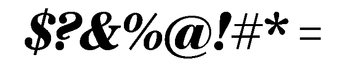 Austin News Text Bold Italic Font OTHER CHARS
