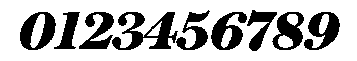 Austin News Text Fat Italic Font OTHER CHARS