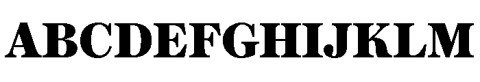 Austin News Text Fat Font UPPERCASE