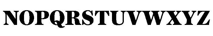 Austin News Text Fat Font UPPERCASE