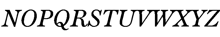 Austin News Text Italic Font UPPERCASE