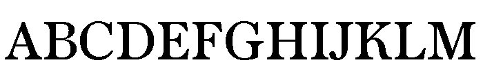 Austin News Text Roman Font UPPERCASE