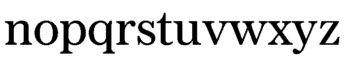 Austin News Text Roman Font LOWERCASE