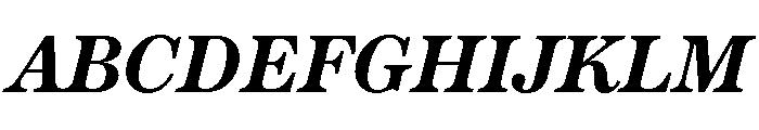 Austin News Text Semibold Italic Font UPPERCASE
