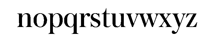 Austin Roman Font LOWERCASE