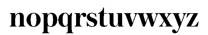 Austin Semibold Font LOWERCASE
