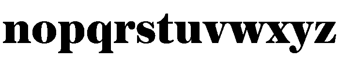 Austin Text Fat Font LOWERCASE