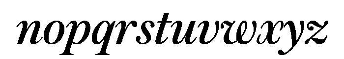 Austin Text Italic No 2 Font LOWERCASE
