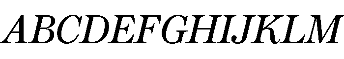 Austin Text Italic Font UPPERCASE