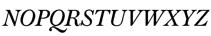 Austin Text Italic Font UPPERCASE