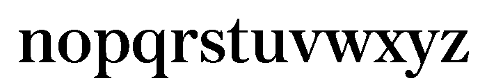 Austin Text Roman No 2 Font LOWERCASE