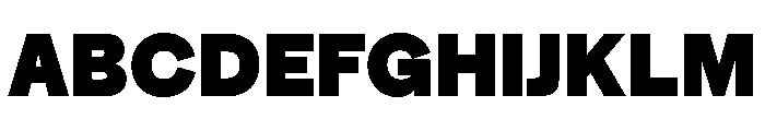 AutoGrotesk AExtrabold Font UPPERCASE