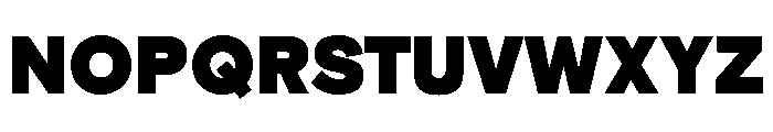 AutoGrotesk AExtrabold Font UPPERCASE