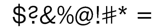 AutoGrotesk ALight Font OTHER CHARS