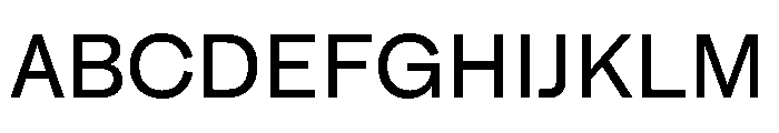 AutoGrotesk ARegular Font UPPERCASE