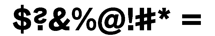 AutoGrotesk ASemibold Font OTHER CHARS