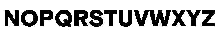 AutoGrotesk BBold Font UPPERCASE