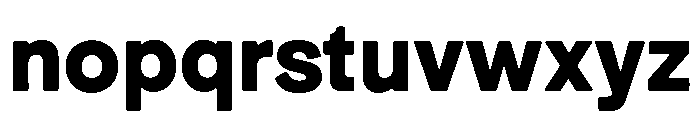 AutoGrotesk BBold Font LOWERCASE