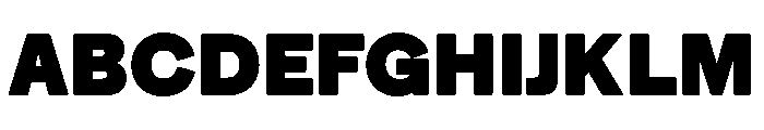 AutoGrotesk BExtrabold Font UPPERCASE