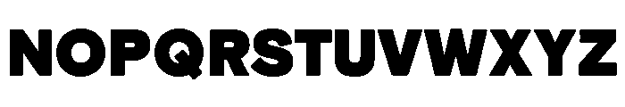 AutoGrotesk BExtrabold Font UPPERCASE