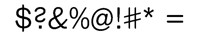AutoGrotesk BLight Font OTHER CHARS