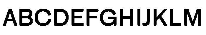 AutoGrotesk BMedium Font UPPERCASE