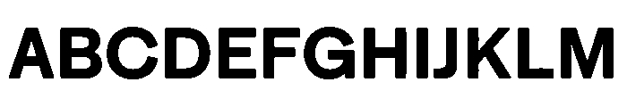 AutoGrotesk BSemibold Font UPPERCASE