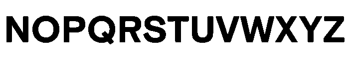 AutoGrotesk BSemibold Font UPPERCASE