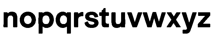 AutoGrotesk BSemibold Font LOWERCASE