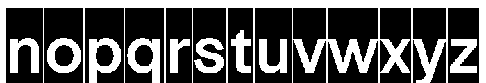 AutoGroteskCameo Full Font LOWERCASE