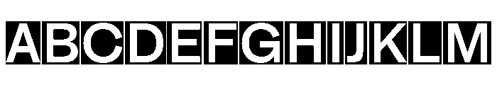 AutoGroteskCameo Part Font UPPERCASE