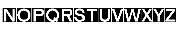 AutoGroteskCameo Part Font UPPERCASE