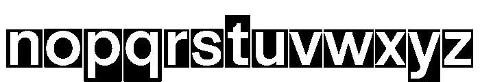 AutoGroteskCameo Part Font LOWERCASE