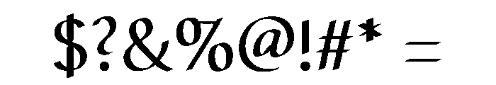 Autopia Regular Font OTHER CHARS