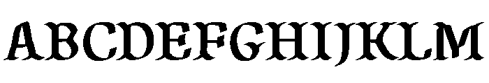 AutopiaBold Font UPPERCASE