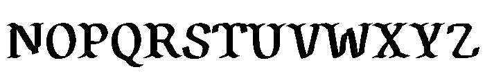 AutopiaBold Font UPPERCASE