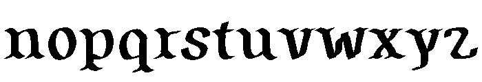 AutopiaBold Font LOWERCASE