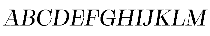 AutreDisplay Italic Font UPPERCASE