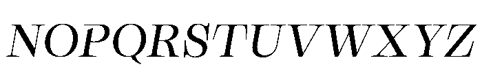 AutreDisplay Italic Font UPPERCASE
