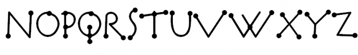 AuktyonZ Dot Font UPPERCASE