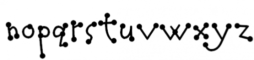 AuktyonZ Dot Font LOWERCASE