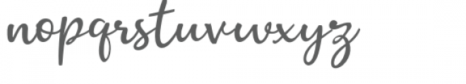 Austral Font LOWERCASE