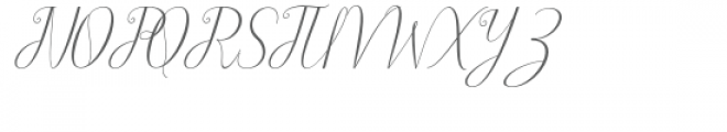 Austtina Slant Font UPPERCASE