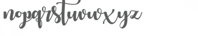 Autumn in November Font LOWERCASE