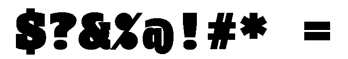 Aubusson Black Font OTHER CHARS