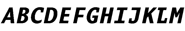 Aubusson Bold Italic Font UPPERCASE