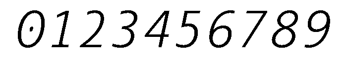 Aubusson Light Italic Font OTHER CHARS